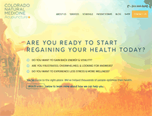 Tablet Screenshot of coloradonaturalmed.com
